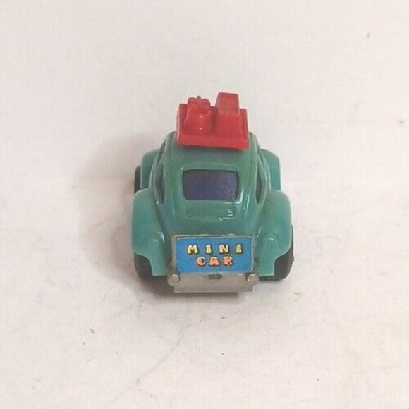 MINI VW Volkswagon 2 Beetles Set Friction (Not Working) Vintage 1 Bumper Broken - Picture 12 of 15